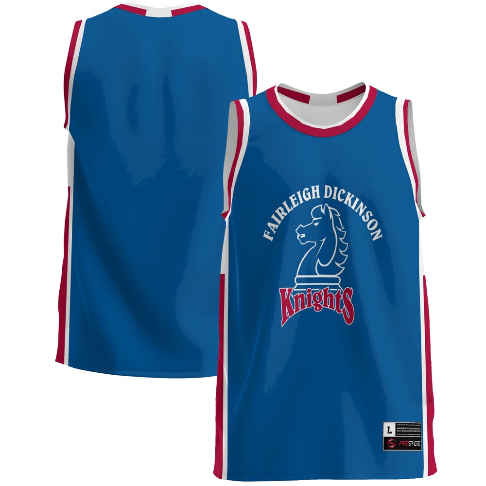 Blue Fairleigh Dickinson Knights Lightweight Gameday Greats Blue Basketball Jersey product image