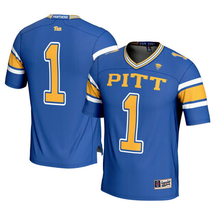 Pitt Panthers Gameday Greats Royal Football Jersey product image