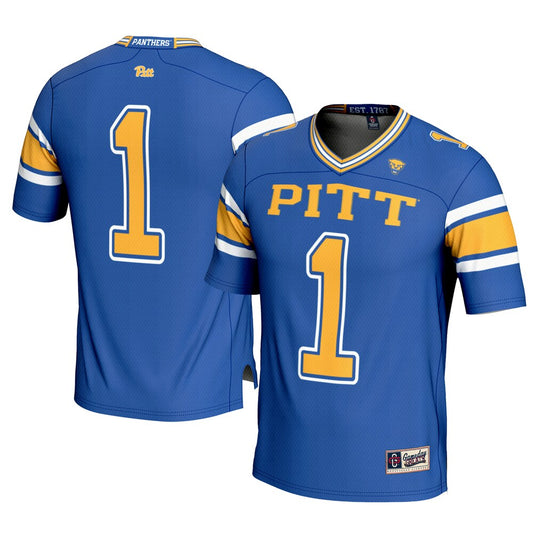 Pitt Panthers Gameday Greats Royal Football Jersey product image