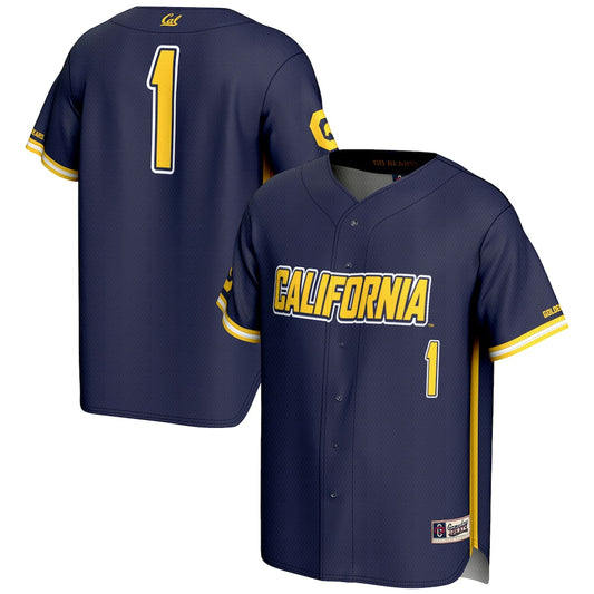 Cal Bears Lightweight Gameday Greats Navy Baseball Jersey product image