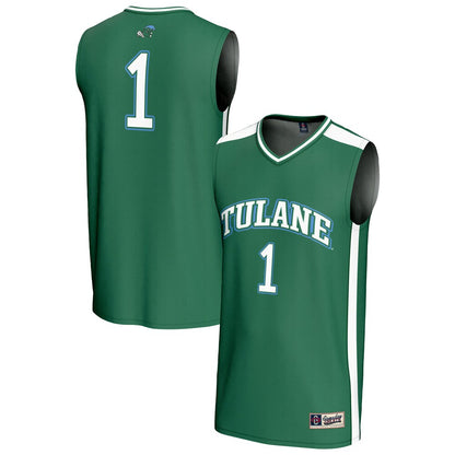 Tulane Green Wave Lightweight Gameday Greats Green Basketball Jersey product image