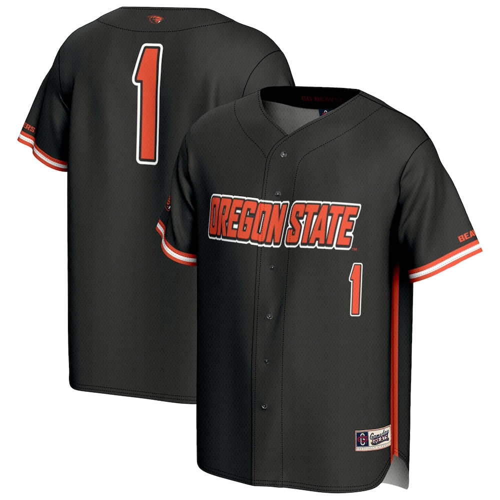 Oregon State Beavers Lightweight Gameday Greats Black Baseball Jersey product image