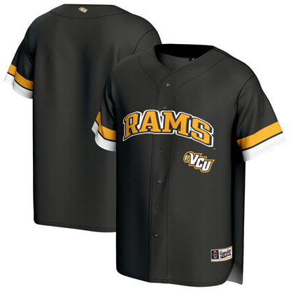 Vcu Rams Gameday Greats Black Baseball Jersey product image