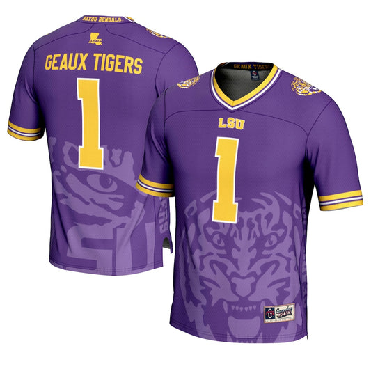 LSU Tigers Gameday Greats Purple Football Jersey product image