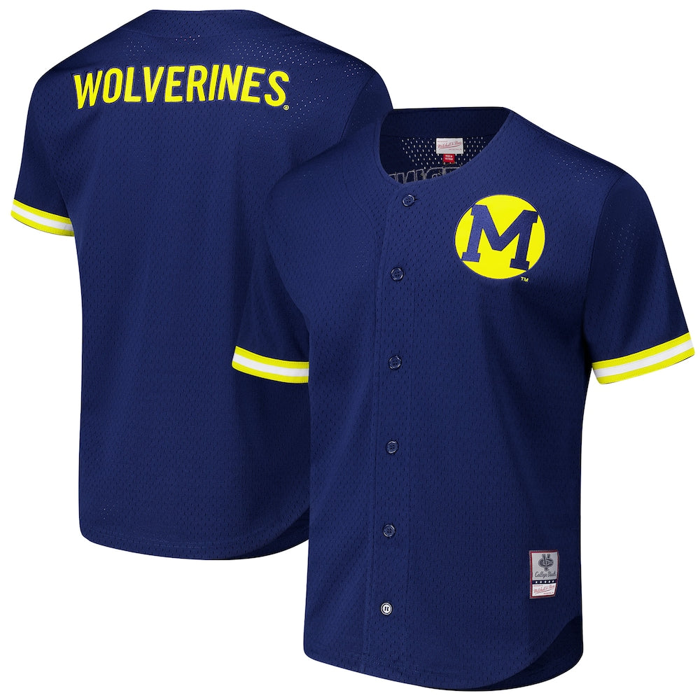 Michigan Wolverines Game Vintage Navy Football Jersey product image