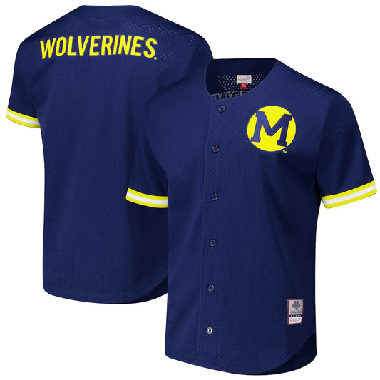 Michigan Wolverines Game Vintage Navy Football Jersey product image