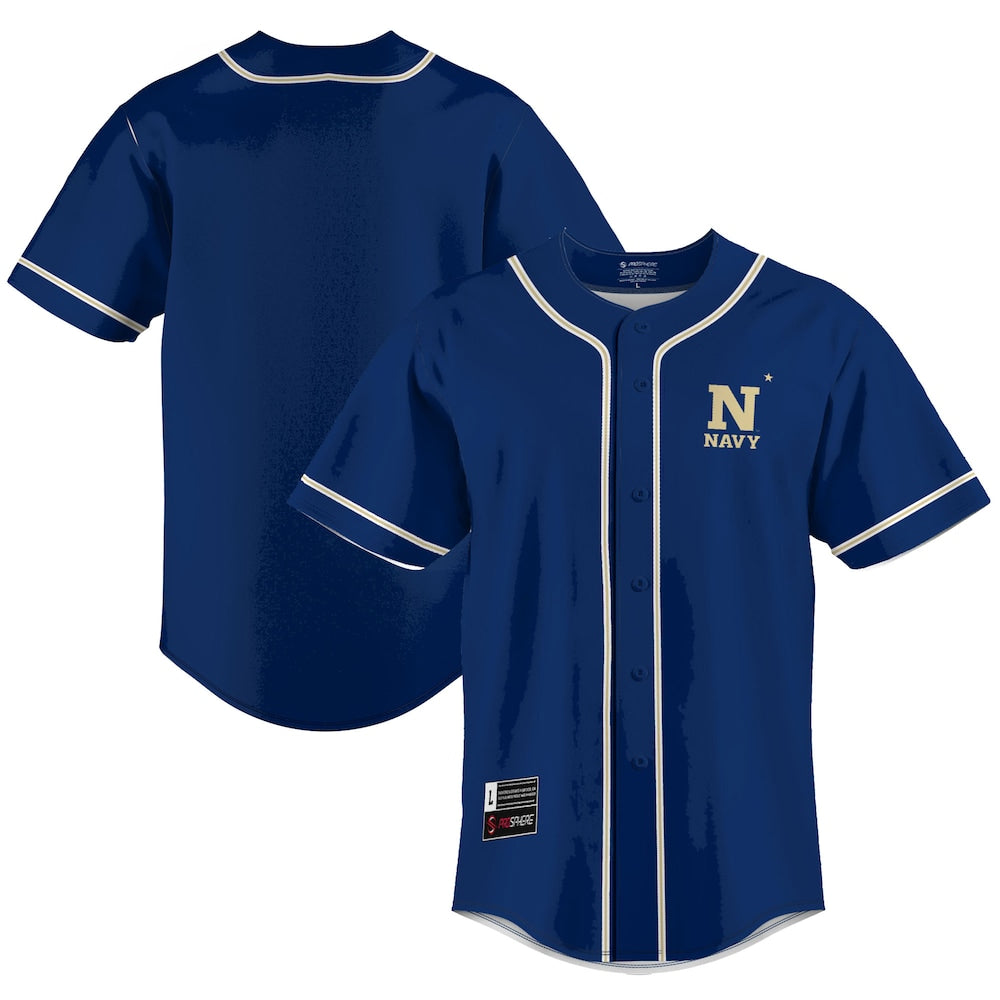 Navy Midshipmen Lightweight Gameday Greats Navy Baseball Jersey product image