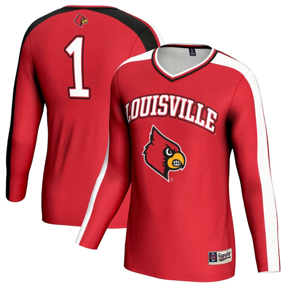 Louisville Cardinals Lightweight Gameday Greats Red Football Jersey product image