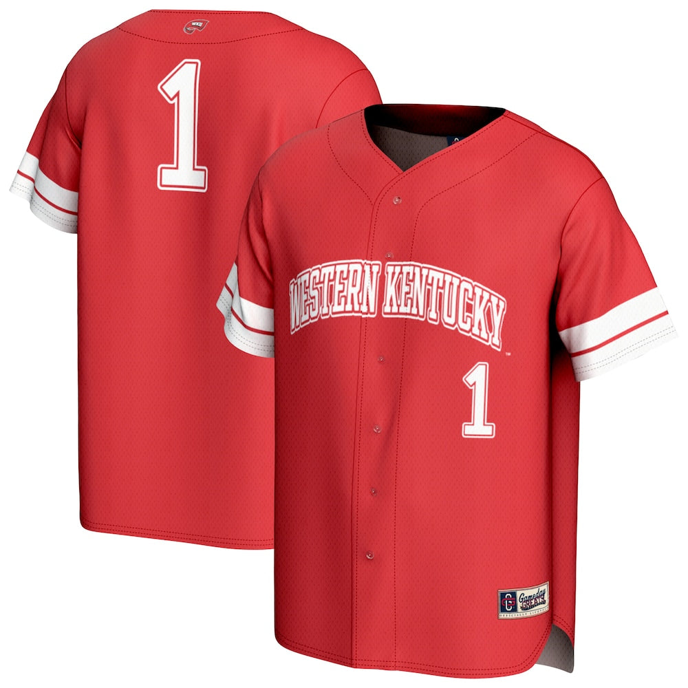 Western Kentucky Hilltoppers Lightweight Gameday Greats Red Baseball Jersey product image
