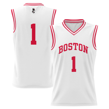 Boston University Lightweight Gameday Greats White Basketball Jersey product image