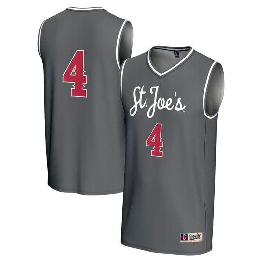 Saint Joseph's Hawks Lightweight Gameday Greats Gray Basketball Jersey product image
