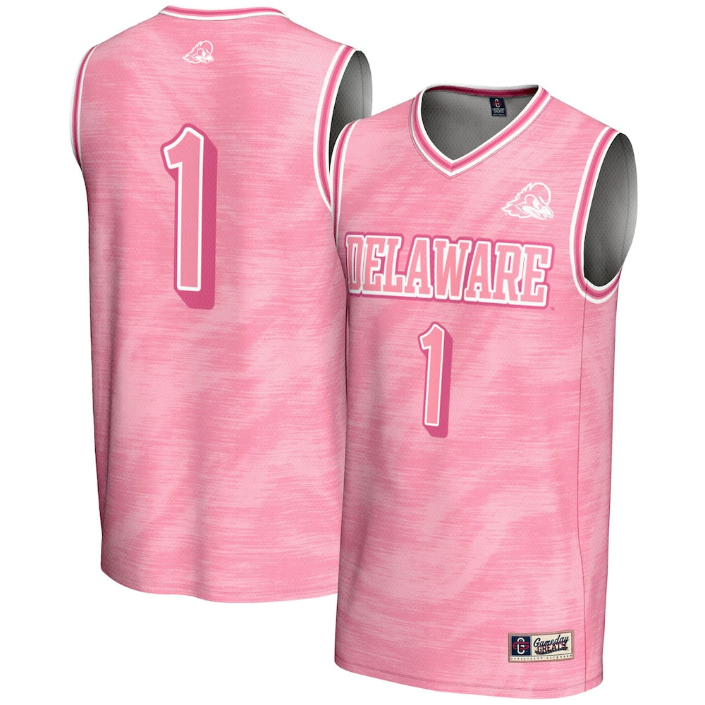 Delaware Lightweight Gameday Greats Blue Basketball Jersey product image