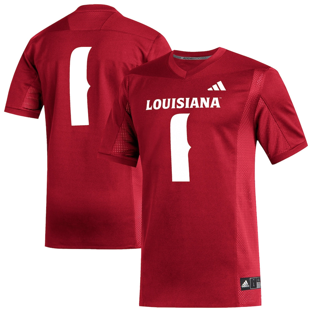 Louisiana Ragin' Cajuns #1 Replica Cardinal Football Jersey product image