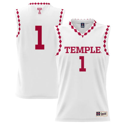 Temple Owls Lightweight Gameday Greats White Basketball Jersey product image