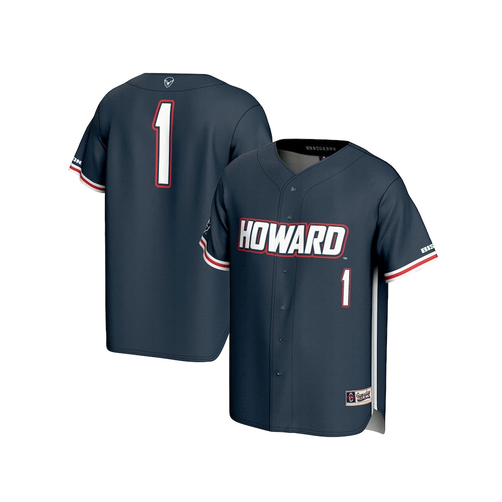 Howard Bison Lightweight Gameday Greats Navy Baseball Jersey product image