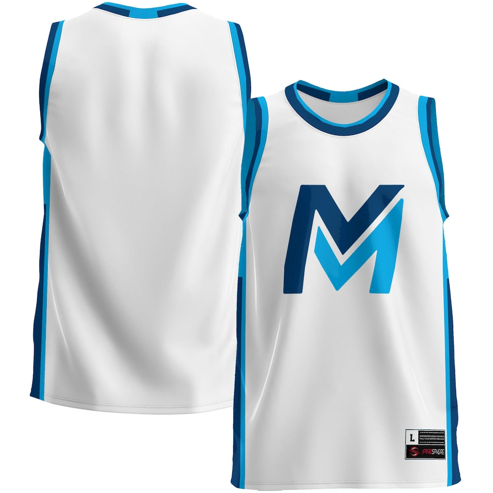 Mid Michigan College Lightweight Gameday Greats White Basketball Jersey product image