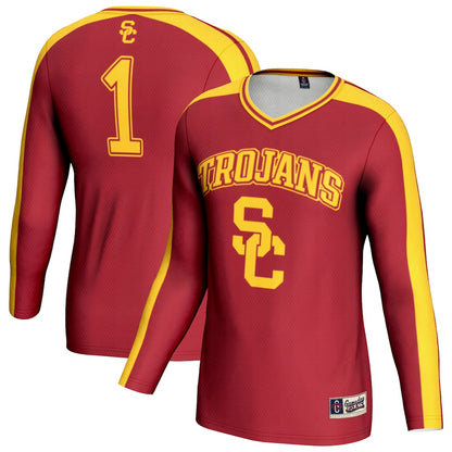 USC Trojans Lightweight Gameday Greats Cardinal Football Jersey product image