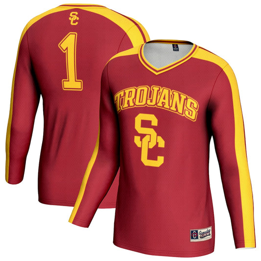 USC Trojans Lightweight Gameday Greats Cardinal Football Jersey product image
