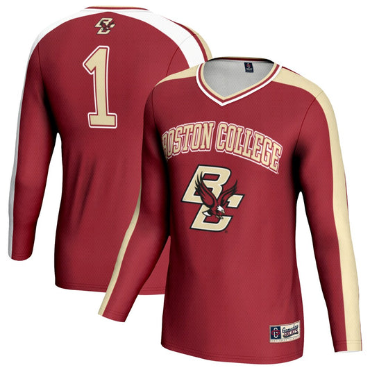 Boston College Eagles Lightweight Gameday Greats Maroon Football Jersey product image
