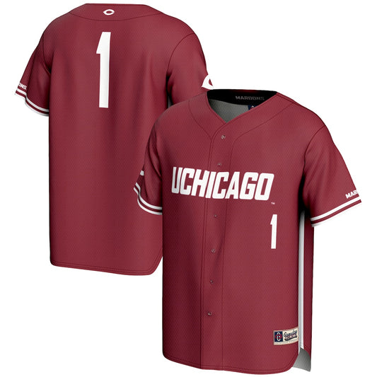 Uchicago Maroons Lightweight Gameday Greats Maroon Baseball Jersey product image