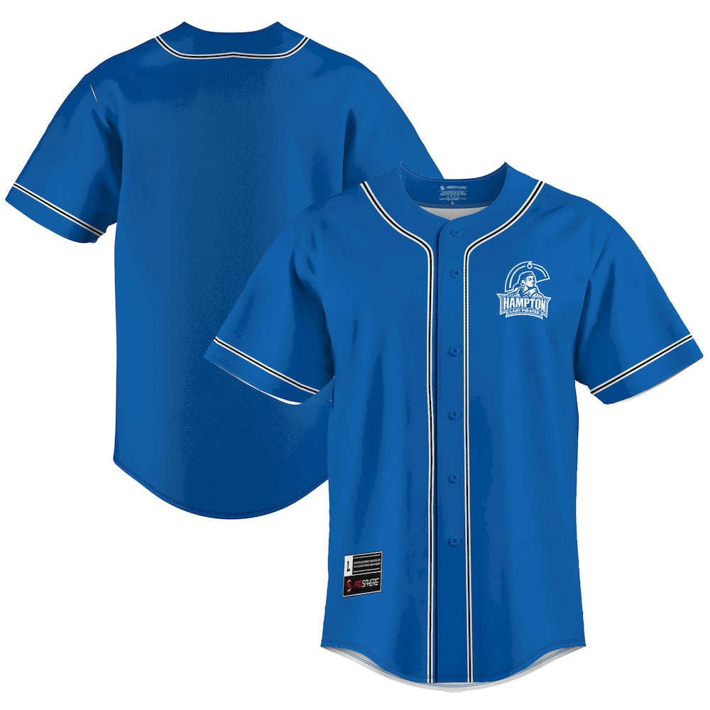Hampton Pirates Lightweight Gameday Greats Blue Baseball Jersey product image
