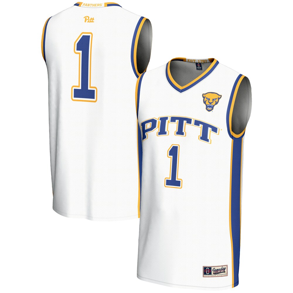 Pitt Panthers Lightweight Gameday Greats White Basketball Jersey product image
