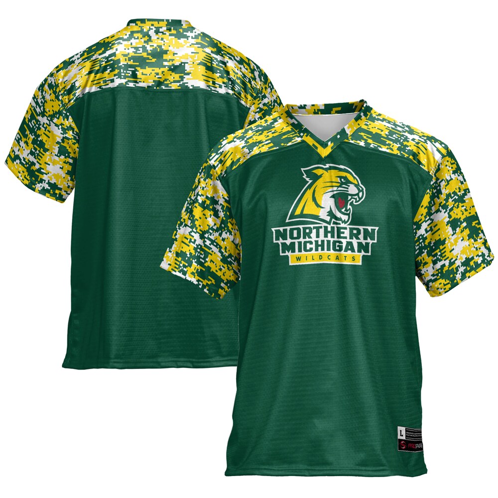 Northern Michigan Wildcats Gameday Greats Green Football Jersey product image