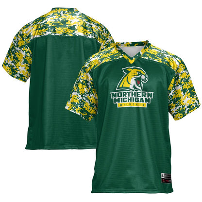 Northern Michigan Wildcats Gameday Greats Green Football Jersey product image