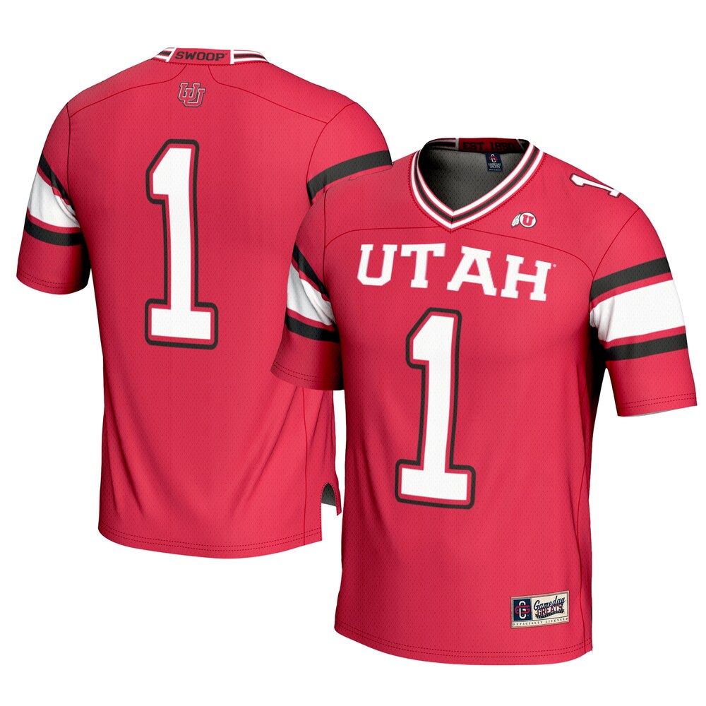 Utah Utes Gameday Greats Red Football Jersey product image