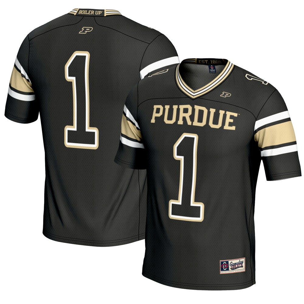 Purdue Boilermakers Gameday Greats Black Football Jersey product image