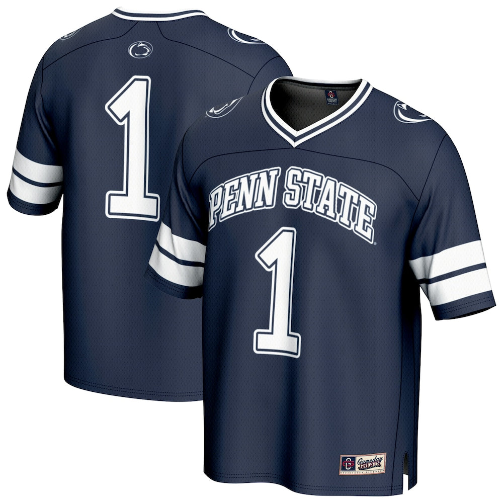 Penn State Nittany Lions Lightweight Gameday Greats Navy Football Jersey product image