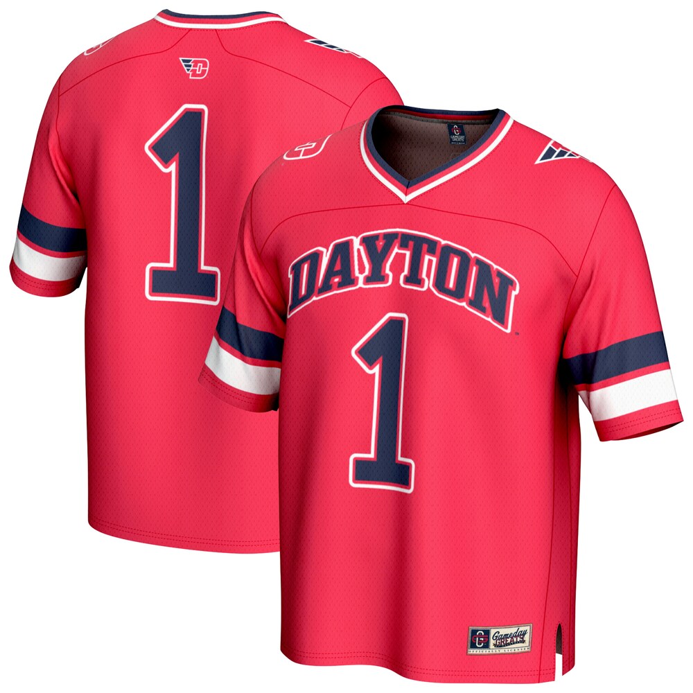 Dayton Flyers Lightweight Gameday Greats Red Football Jersey product image
