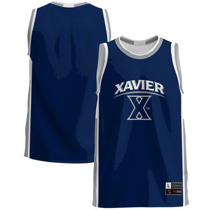 Xavier Musketeers Lightweight Gameday Greats Navy Basketball Jersey product image