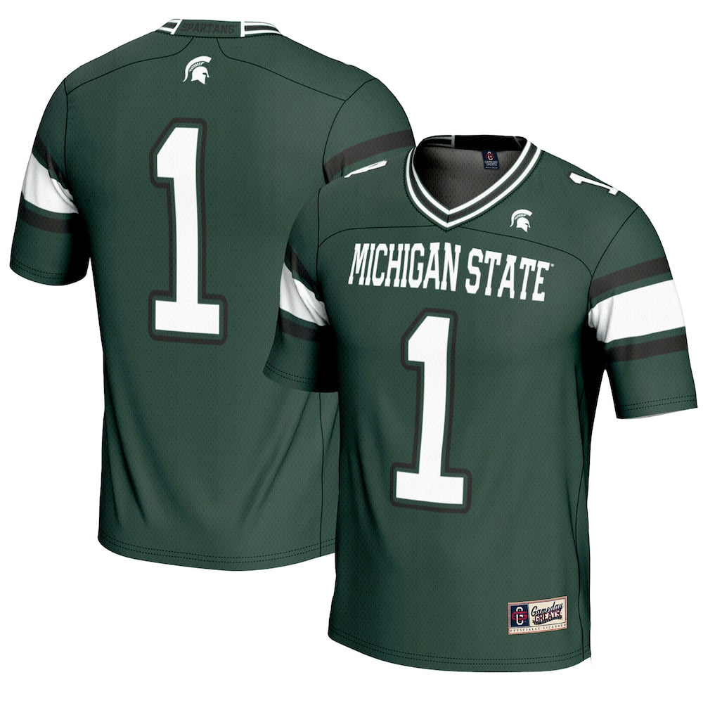 Michigan State Spartans 2048 Gameday Greats Green Football Jersey product image