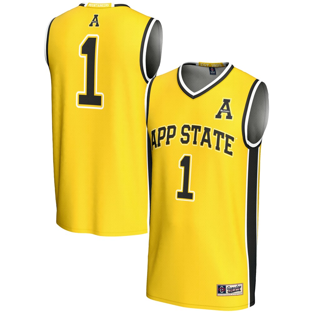 Appalachian State Mountaineers 2080 Lightweight Gameday Greats Gold Basketball Jersey product image