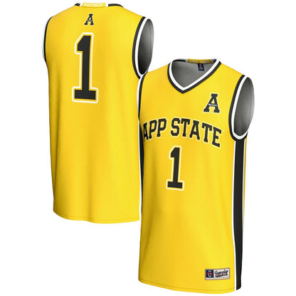 Appalachian State Mountaineers 2080 Lightweight Gameday Greats Gold Basketball Jersey product image