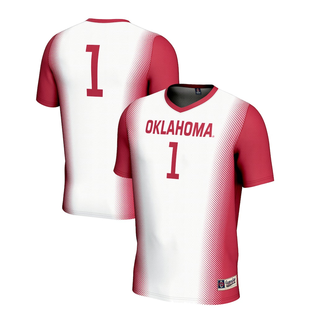 Oklahoma Sooners 2060 Lightweight Gameday Greats White Soccer Jersey product image