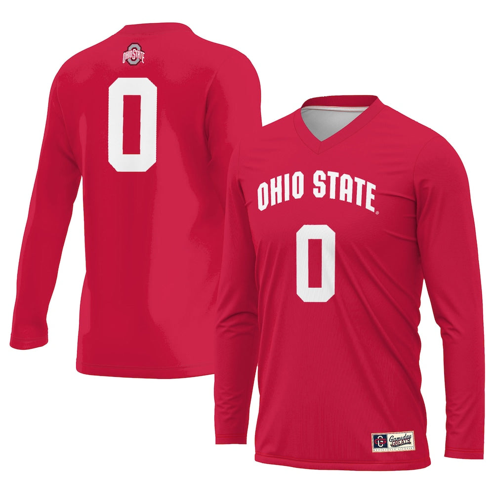 Ohio State Buckeyes 2095 Lightweight Gameday Greats Scarlet Football Jersey product image