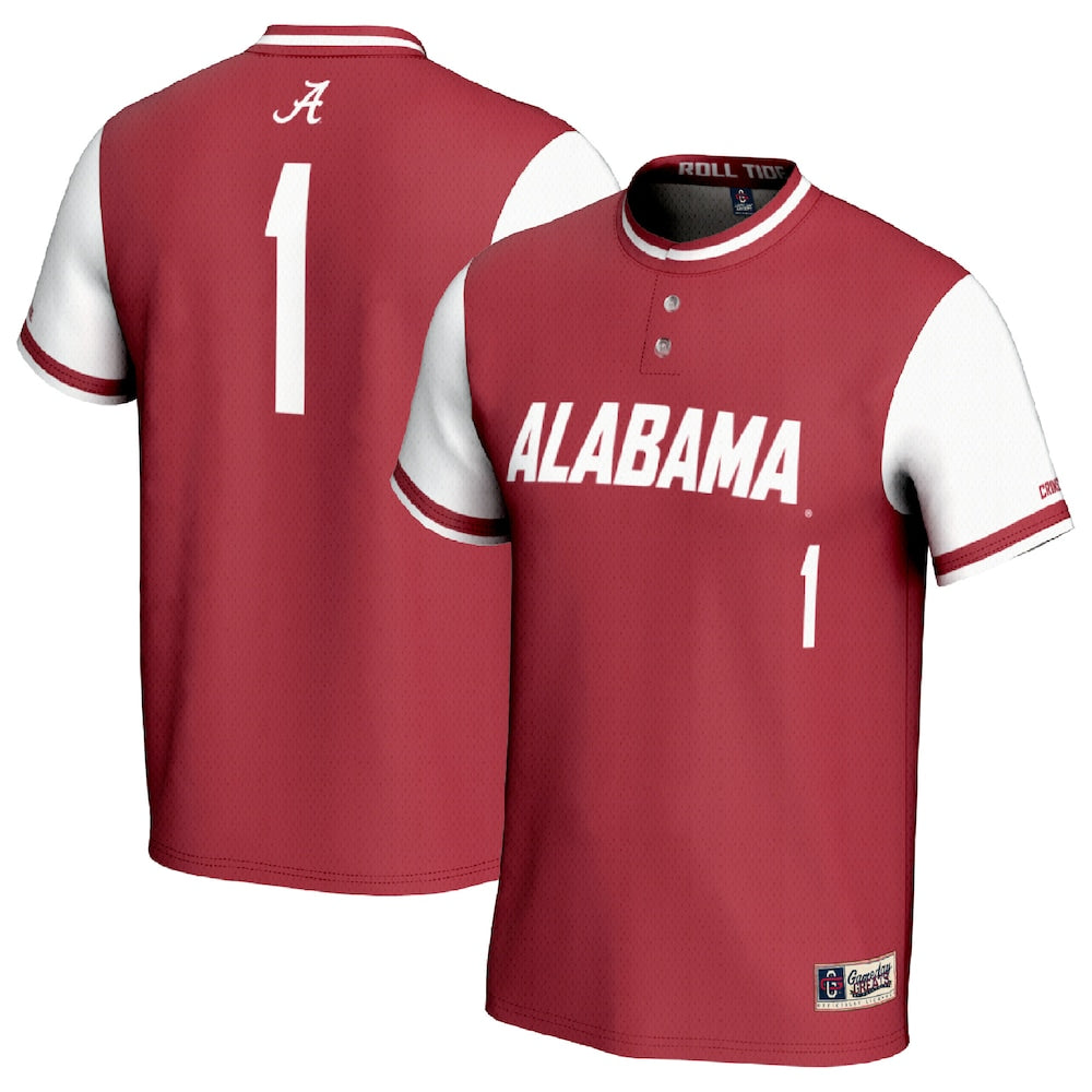 Alabama Crimson Tide 2014 Lightweight Gameday Greats Crimson Football Jersey product image