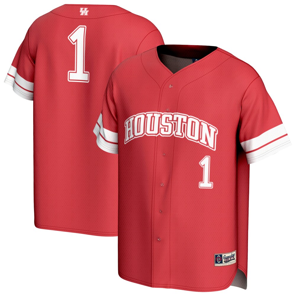 Houston Cougars 2096 Gameday Greats Red Baseball Jersey product image
