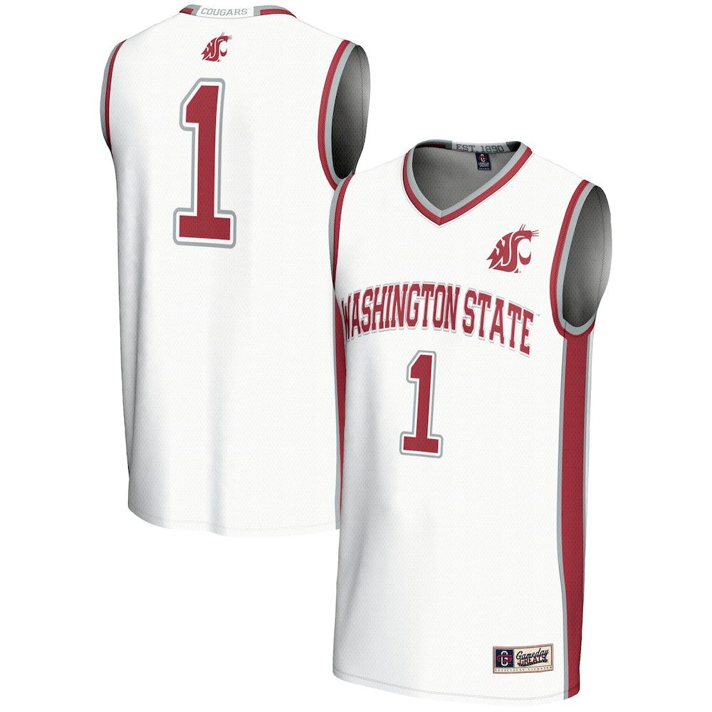 Washington State Cougars 2066 Lightweight Gameday Greats White Basketball Jersey product image
