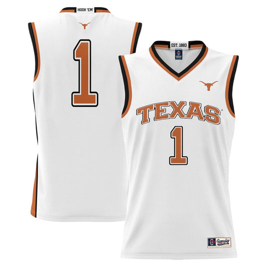 Texas Longhorns 2015 Replica Lightweight Gameday Greats White Basketball Jersey product image