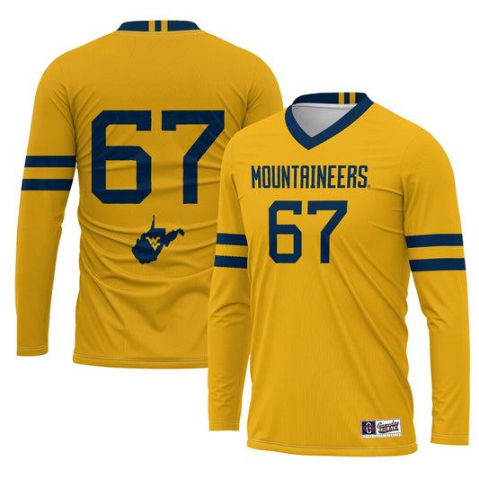 West Virginia Mountaineers 2067 Lightweight Gameday Greats Gold Football Jersey product image