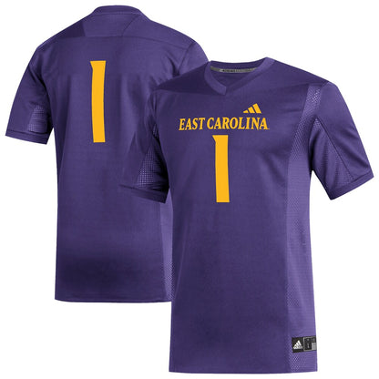 Ecu Pirates #1 2085 Replica Purple Football Jersey product image