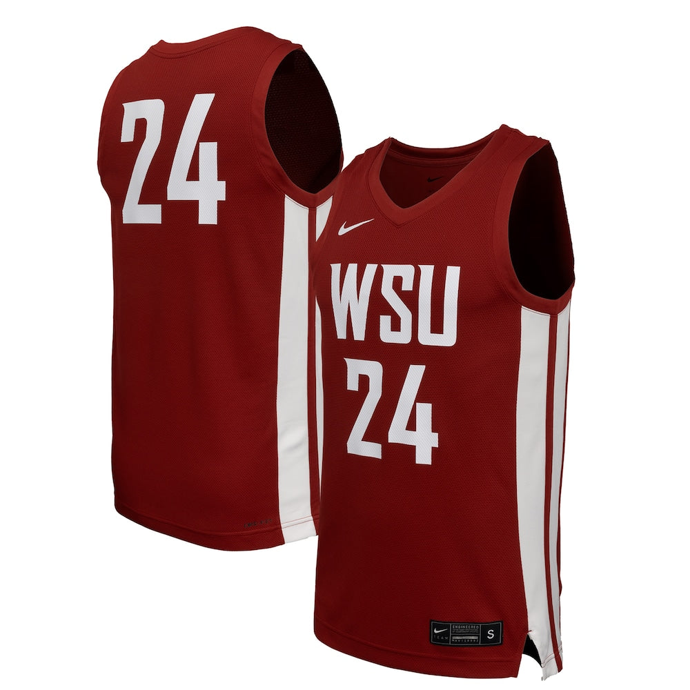 Washington State Cougars 2029 Replica Crimson Basketball Jersey product image