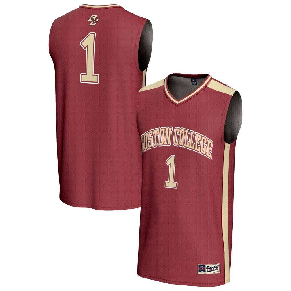 Boston College Eagles 2056 Lightweight Gameday Greats Maroon Basketball Jersey product image