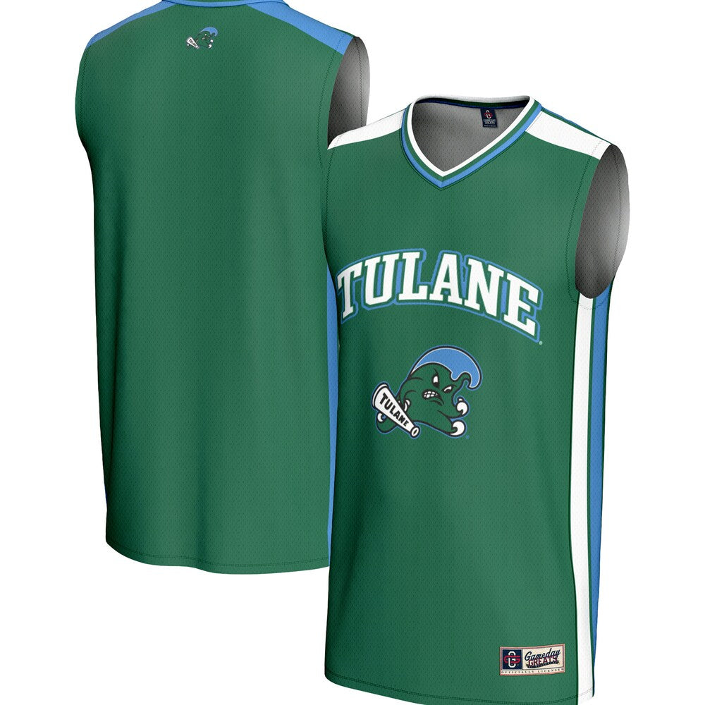 Tulane Green Wave 2057 Gameday Greats Green Basketball Jersey product image