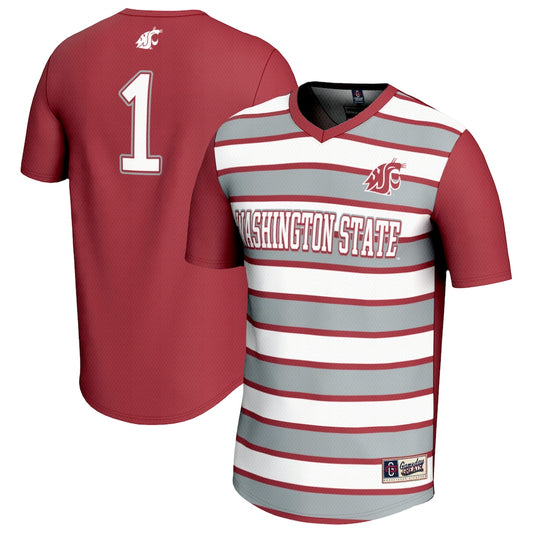 Washington State Cougars 2017 Lightweight Gameday Greats Crimson Soccer Jersey product image