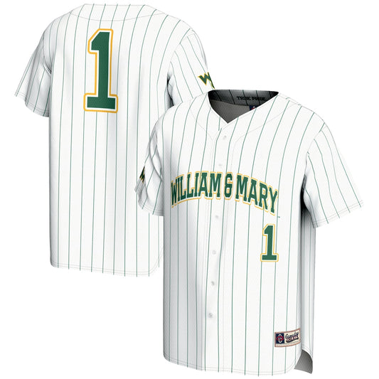 William & Mary Tribe 2039 Lightweight Gameday Greats White Baseball Jersey product image