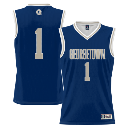Georgetown Hoyas 2058 Lightweight Gameday Greats Navy Basketball Jersey product image